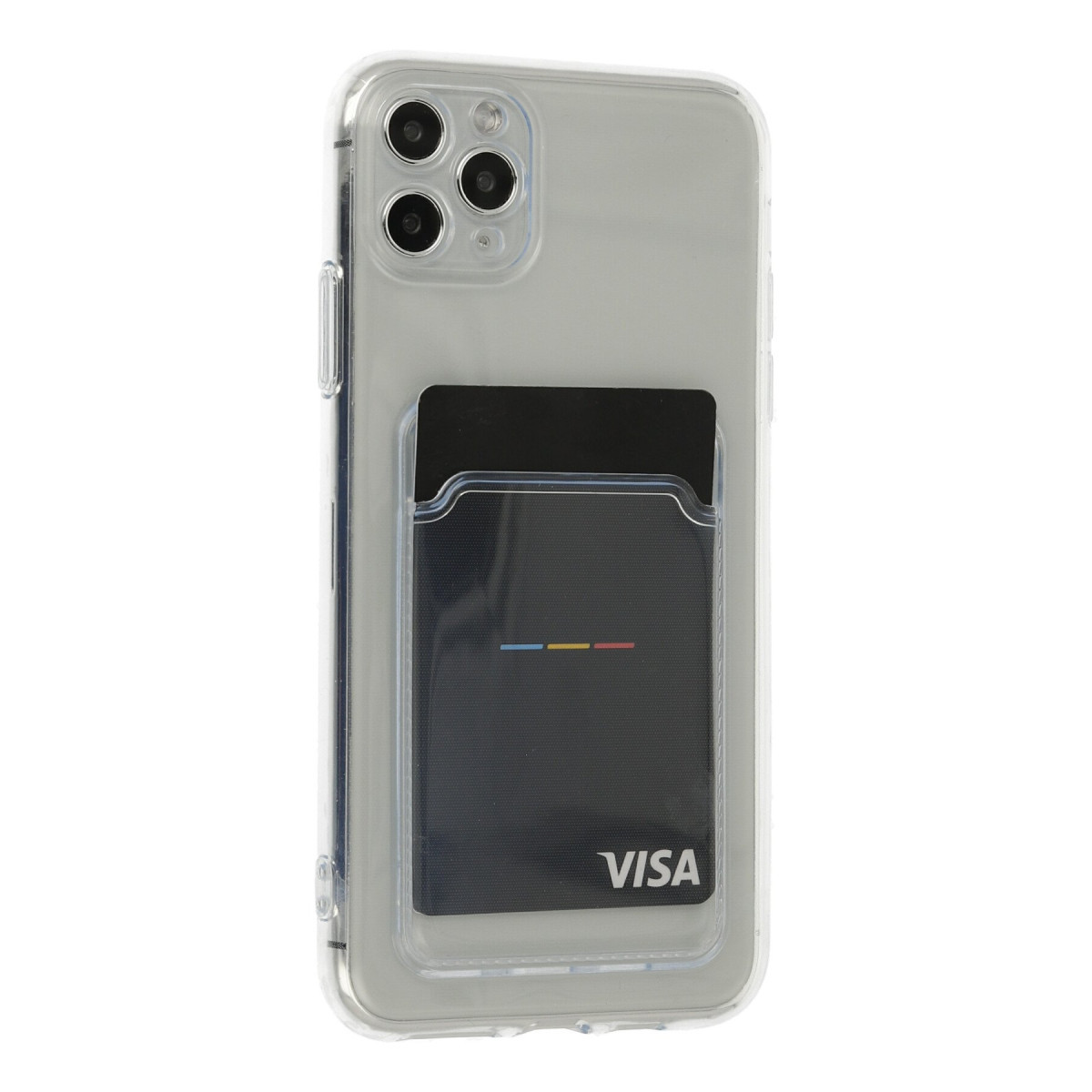 Newface Apple iPhone 11 Pro Max Kılıf Kart Şeffaf Silikon - Şeffaf — görsel 11