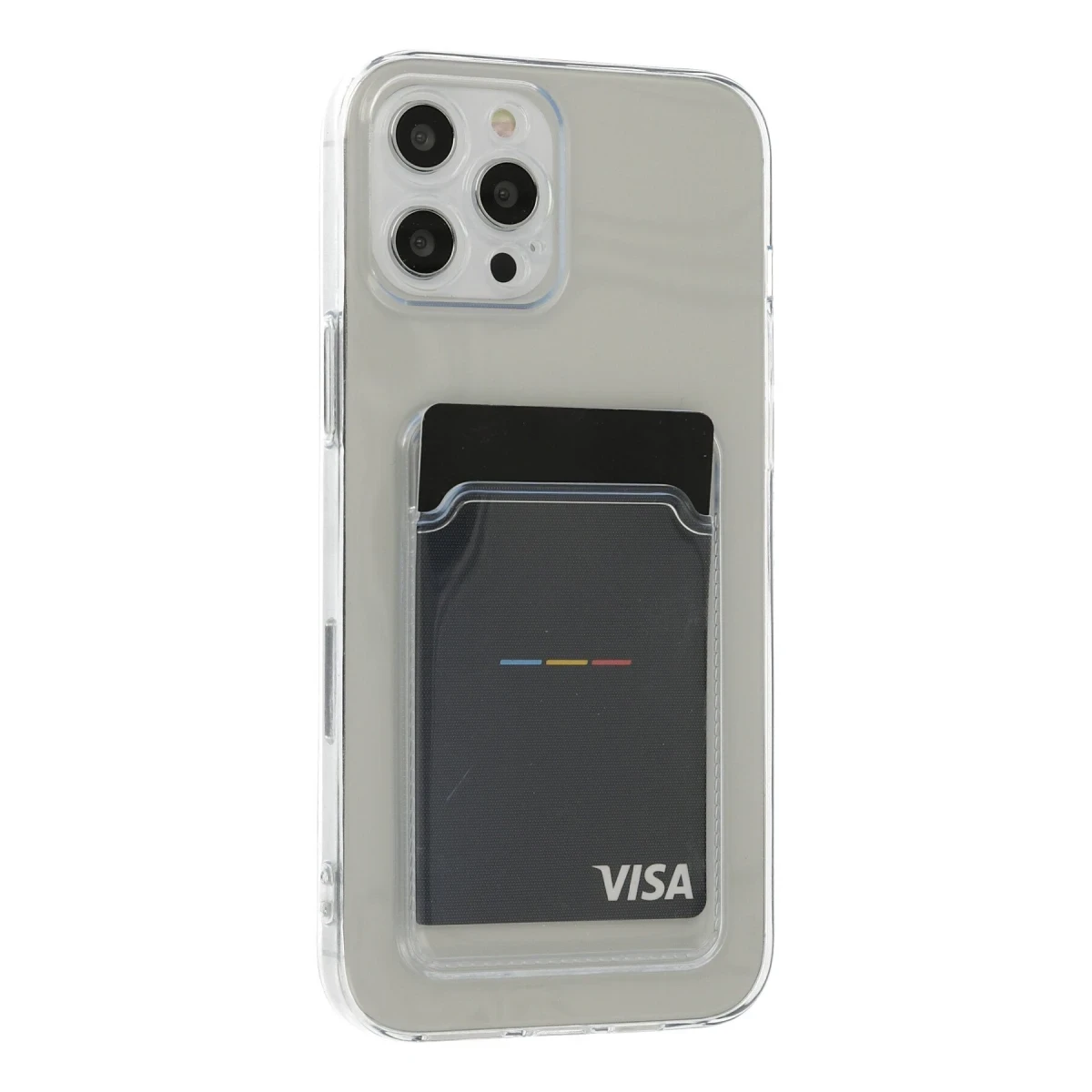 Newface Apple iPhone 12 Pro Max Kılıf Kart Şeffaf Silikon - Şeffaf — görsel 5