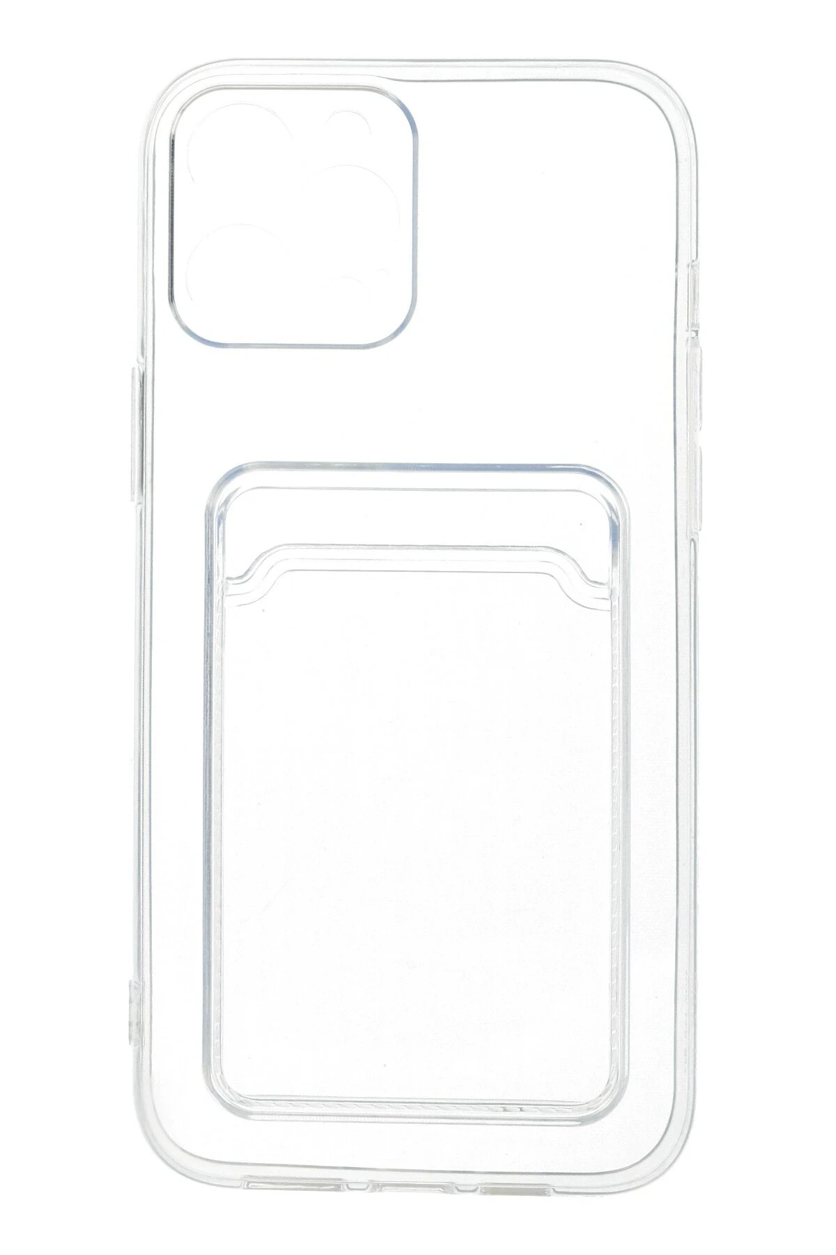 Newface Apple iPhone 12 Pro Max Kılıf Kart Şeffaf Silikon - Şeffaf — görsel 4