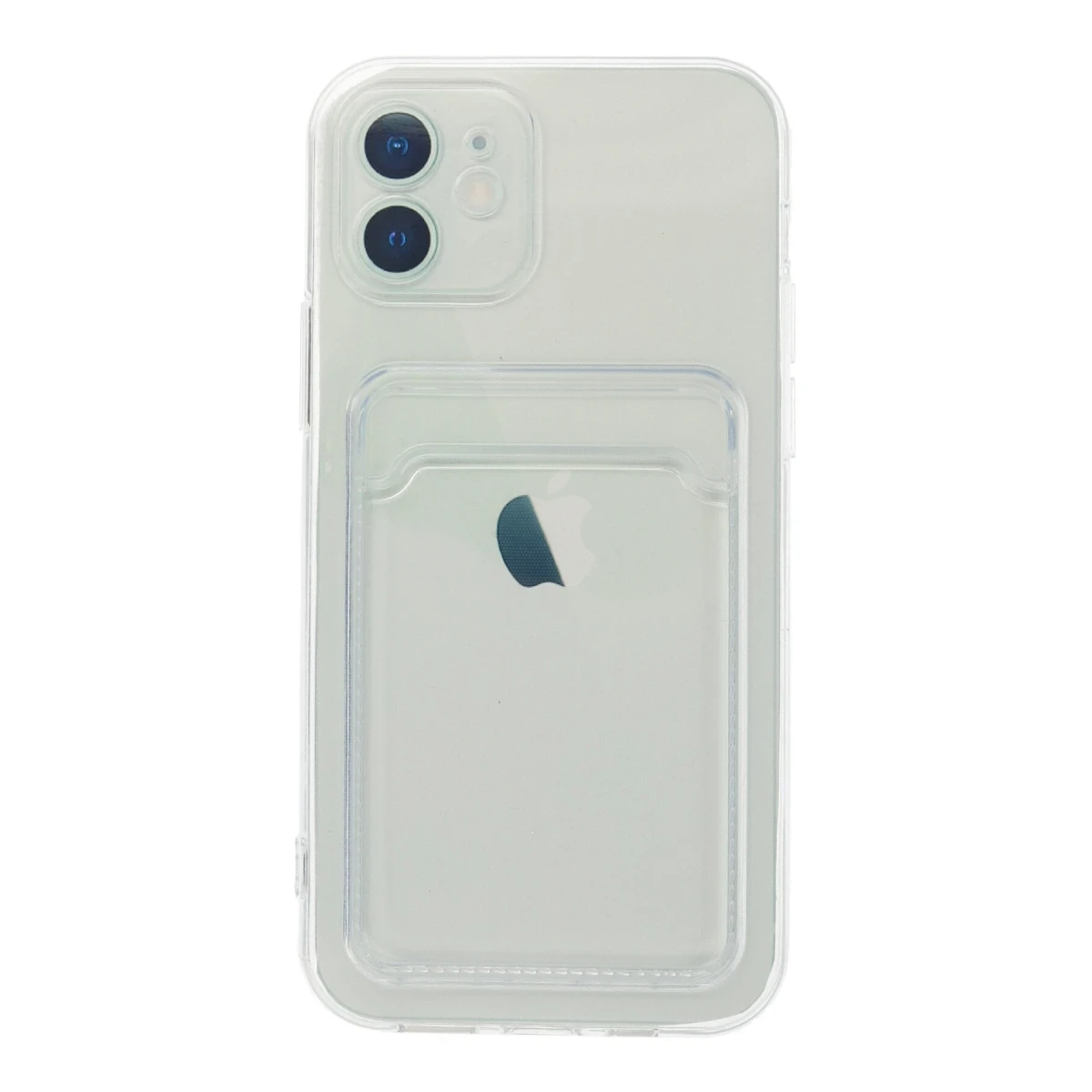 Newface Apple iPhone 12 Kılıf Kart Şeffaf Silikon - Şeffaf — görsel 6