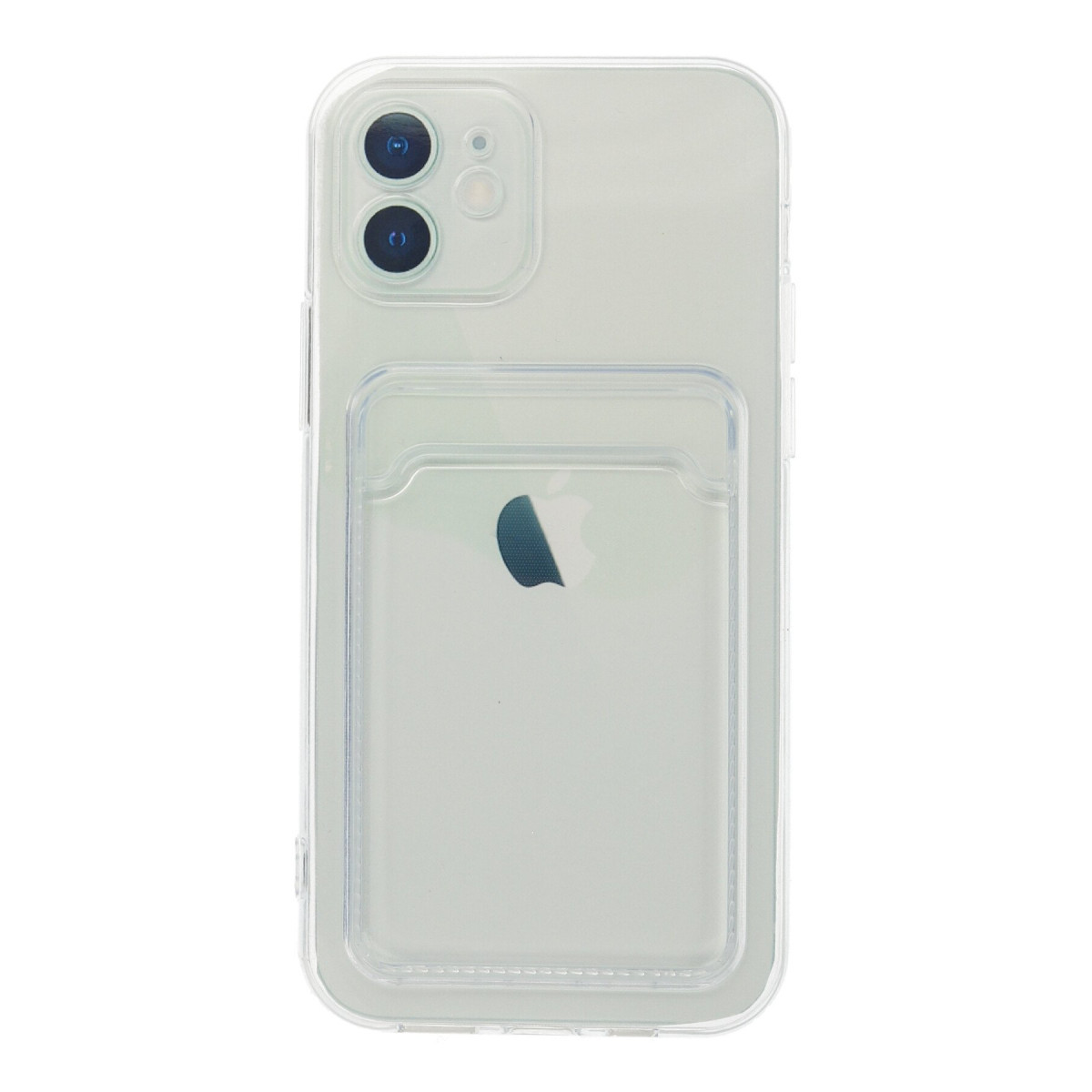 Newface Apple iPhone 12 Kılıf Kart Şeffaf Silikon - Şeffaf — görsel 10