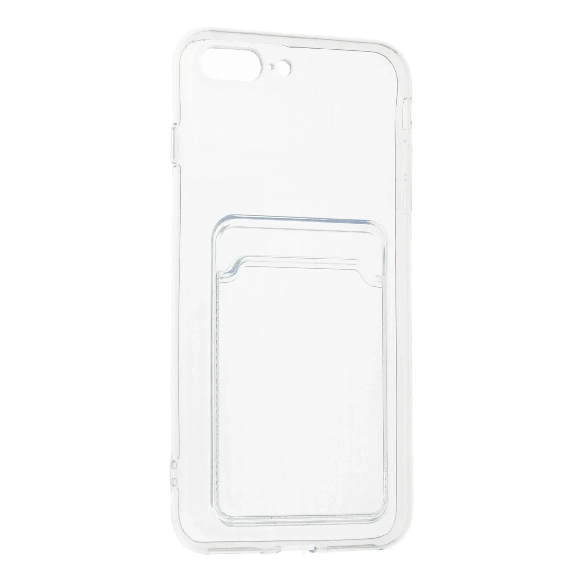 Newface Apple iPhone 7 Plus Kılıf Kart Şeffaf Silikon - Şeffaf — görsel 8