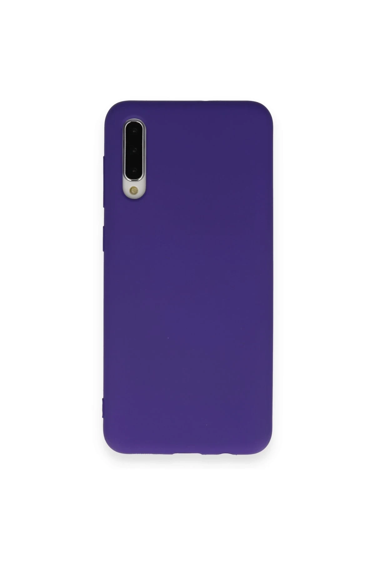 Newface Samsung Galaxy A70 Kılıf Nano içi Kadife Silikon - Mor