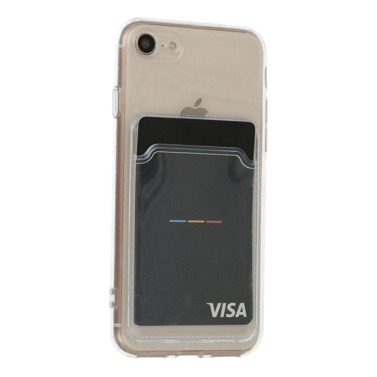 Newface Apple iPhone 7 Kılıf Kart Şeffaf Silikon - Şeffaf — görsel 5