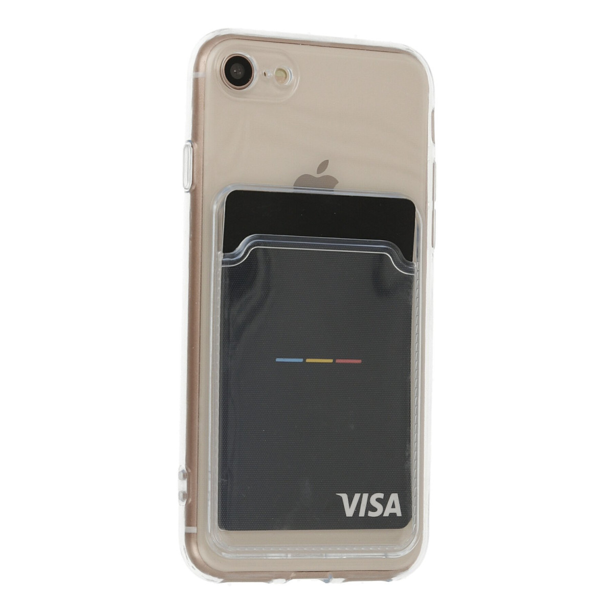 Newface Apple iPhone 7 Kılıf Kart Şeffaf Silikon - Şeffaf — görsel 9