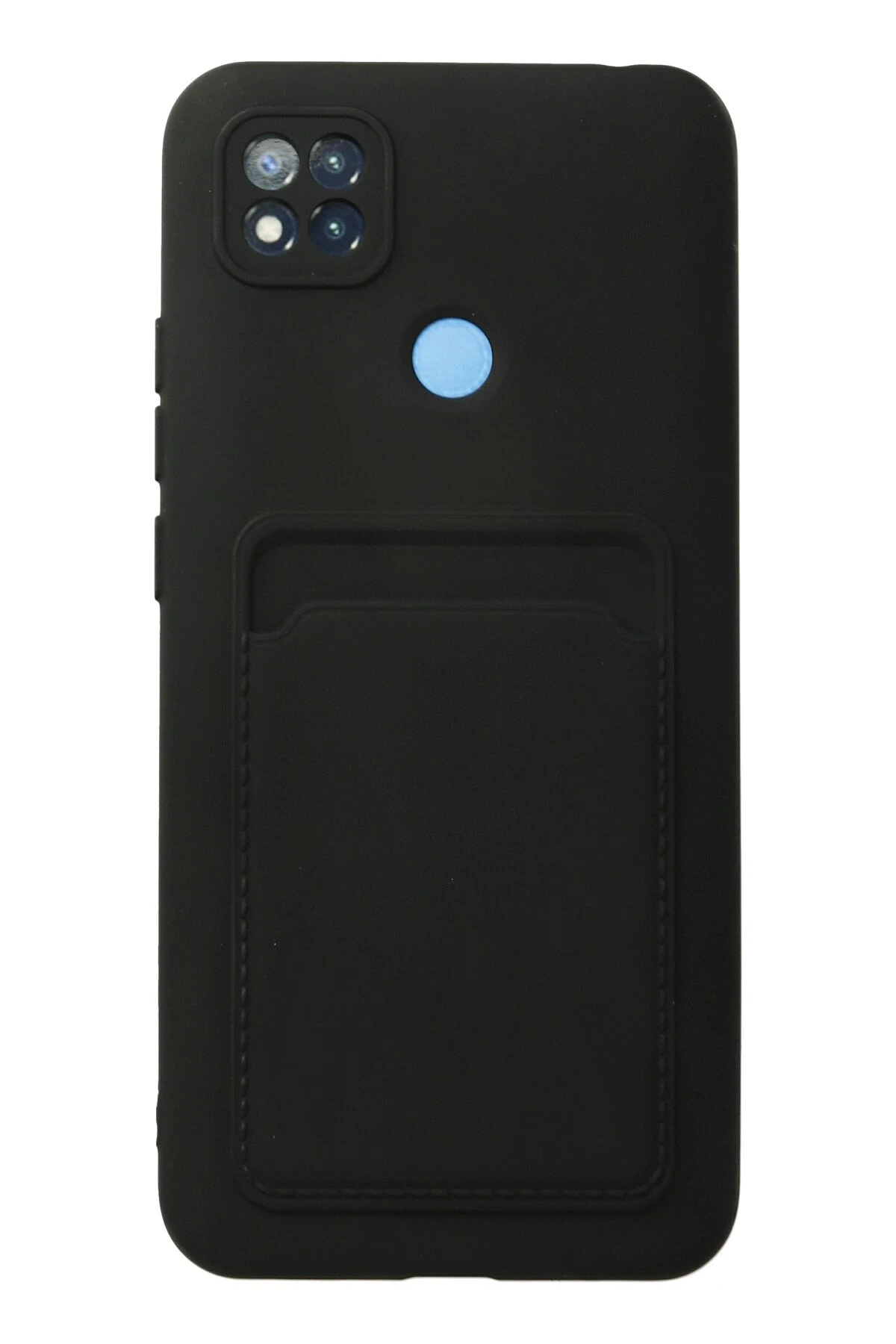 Newface Xiaomi Redmi 9C Kılıf Kelvin Kartvizitli Silikon - Siyah