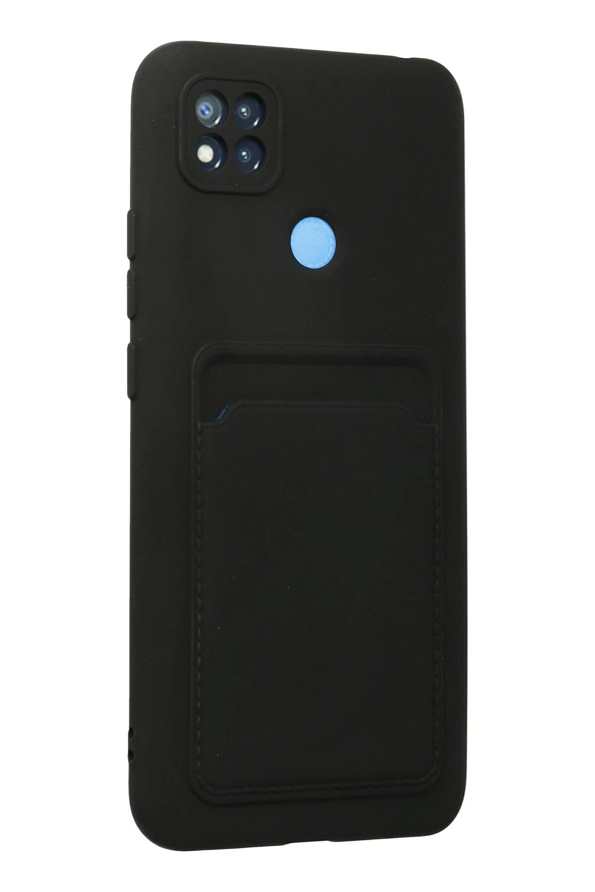 Newface Xiaomi Redmi 9C Kılıf Kelvin Kartvizitli Silikon - Siyah