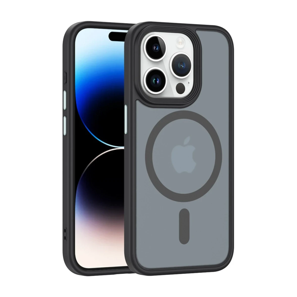 Newface Apple iPhone 15 Pro Max Kılıf Trex Magneticsafe Kapak - Siyah — görsel 12