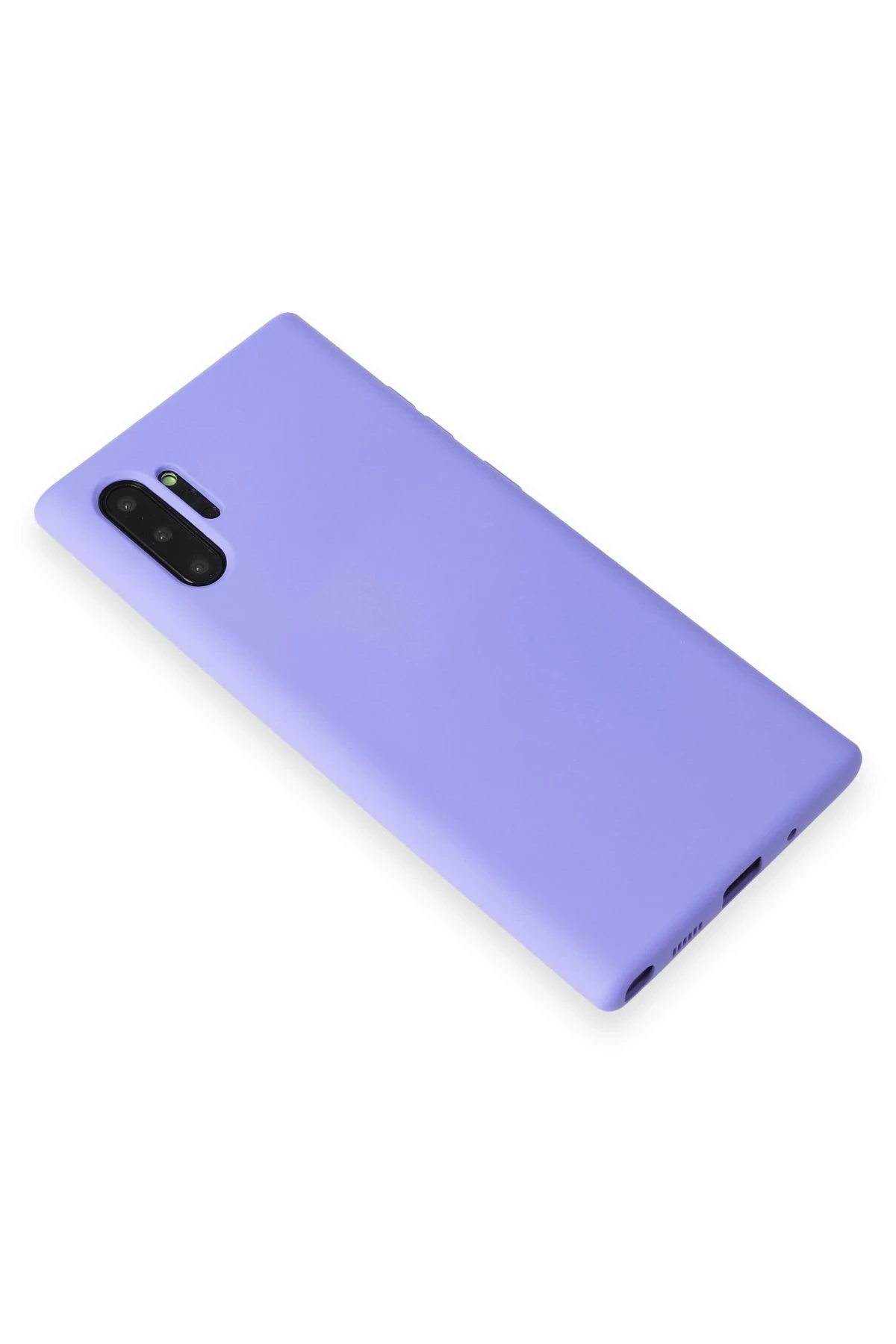 Newface Samsung Galaxy Note 10 Plus Kılıf Nano içi Kadife Silikon - Lila — görsel 2