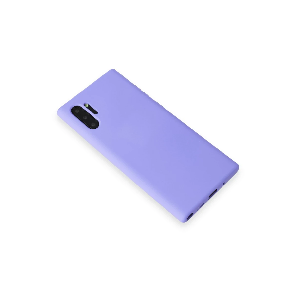 Newface Samsung Galaxy Note 10 Plus Kılıf Nano içi Kadife Silikon - Lila — görsel 5