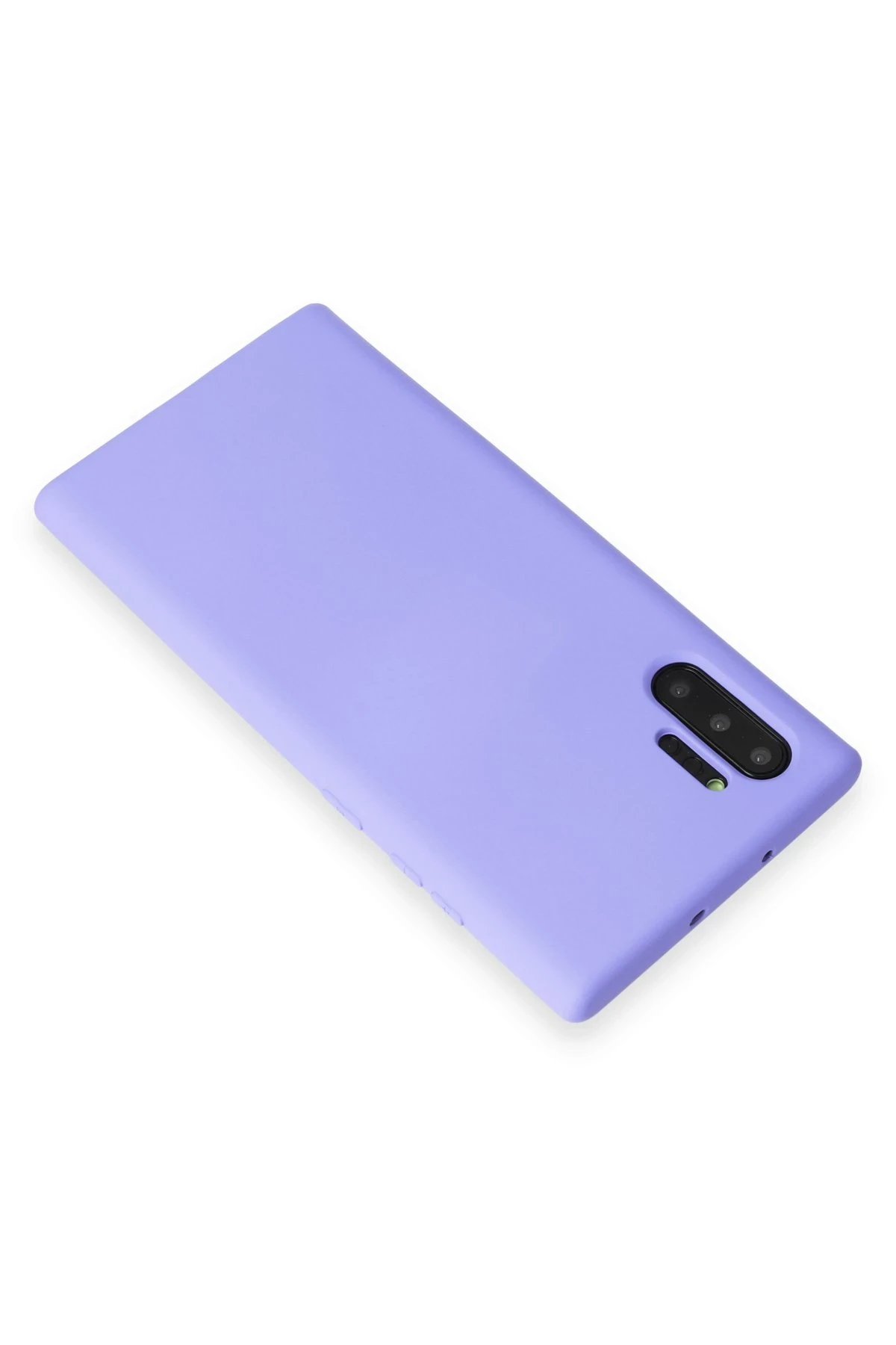 Newface Samsung Galaxy Note 10 Plus Kılıf Nano içi Kadife Silikon - Lila — görsel 3