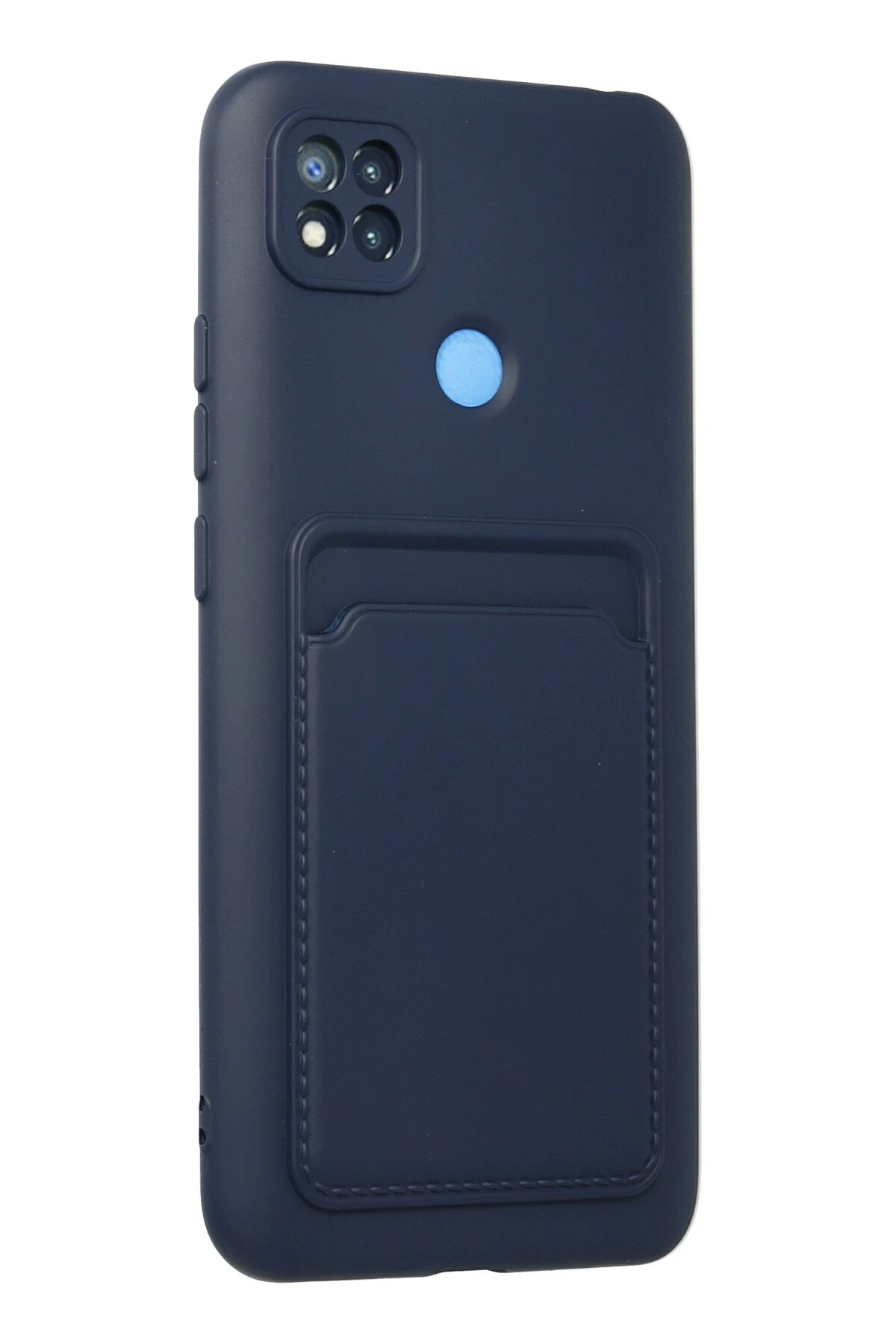 Newface Xiaomi Redmi 9C Kılıf Kelvin Kartvizitli Silikon - Lacivert