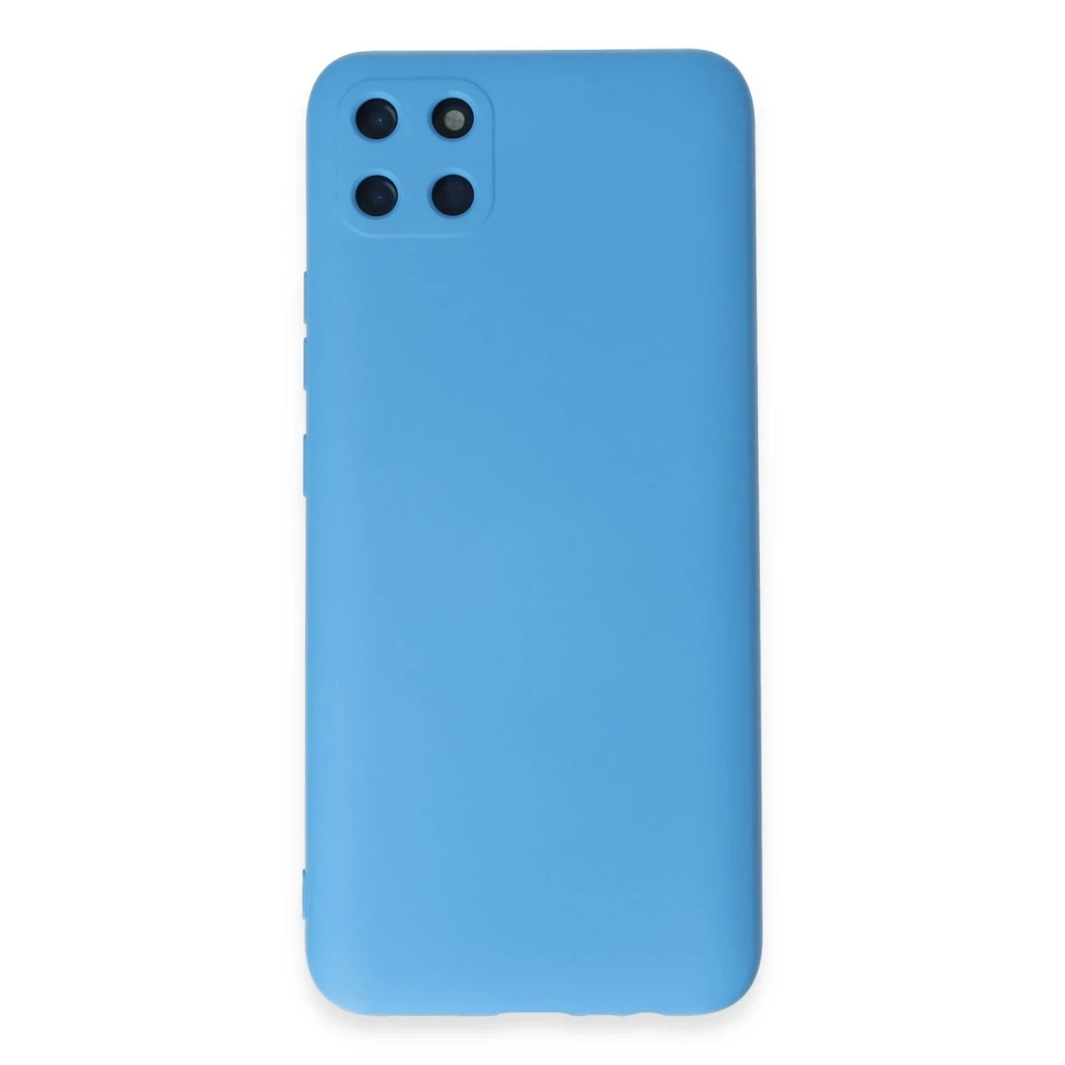 Newface Realme C11 Kılıf Nano içi Kadife Silikon - Mavi — görsel 5