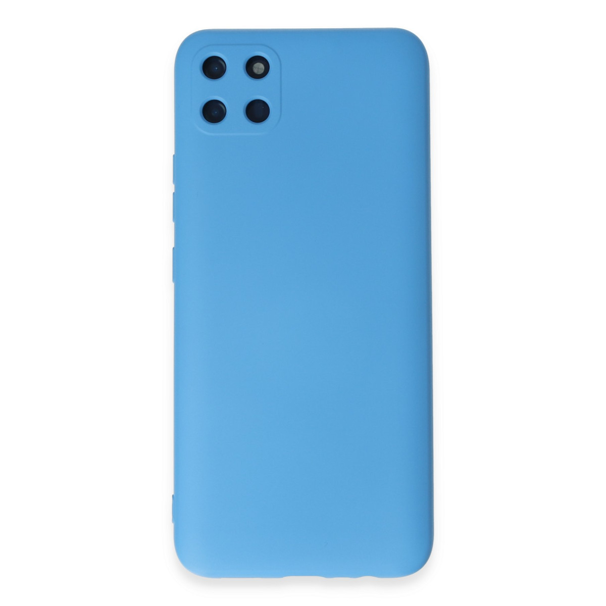 Newface Realme C11 Kılıf Nano içi Kadife Silikon - Mavi — görsel 9