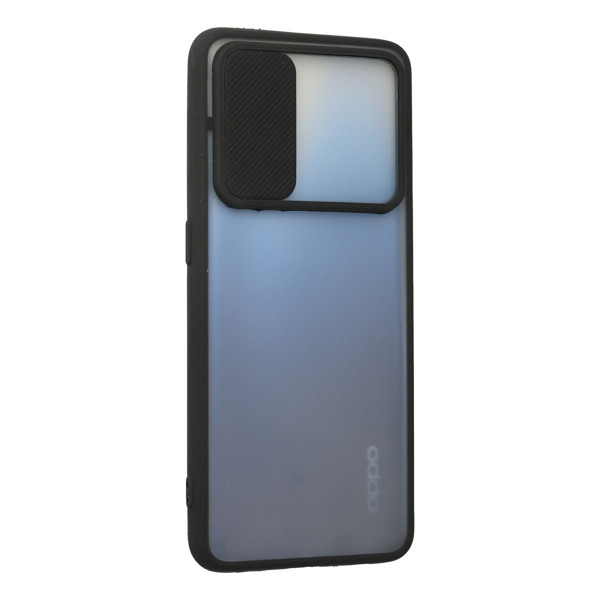 Newface Oppo A74 4G Kılıf Palm Buzlu Kamera Sürgülü Silikon - Siyah — görsel 9