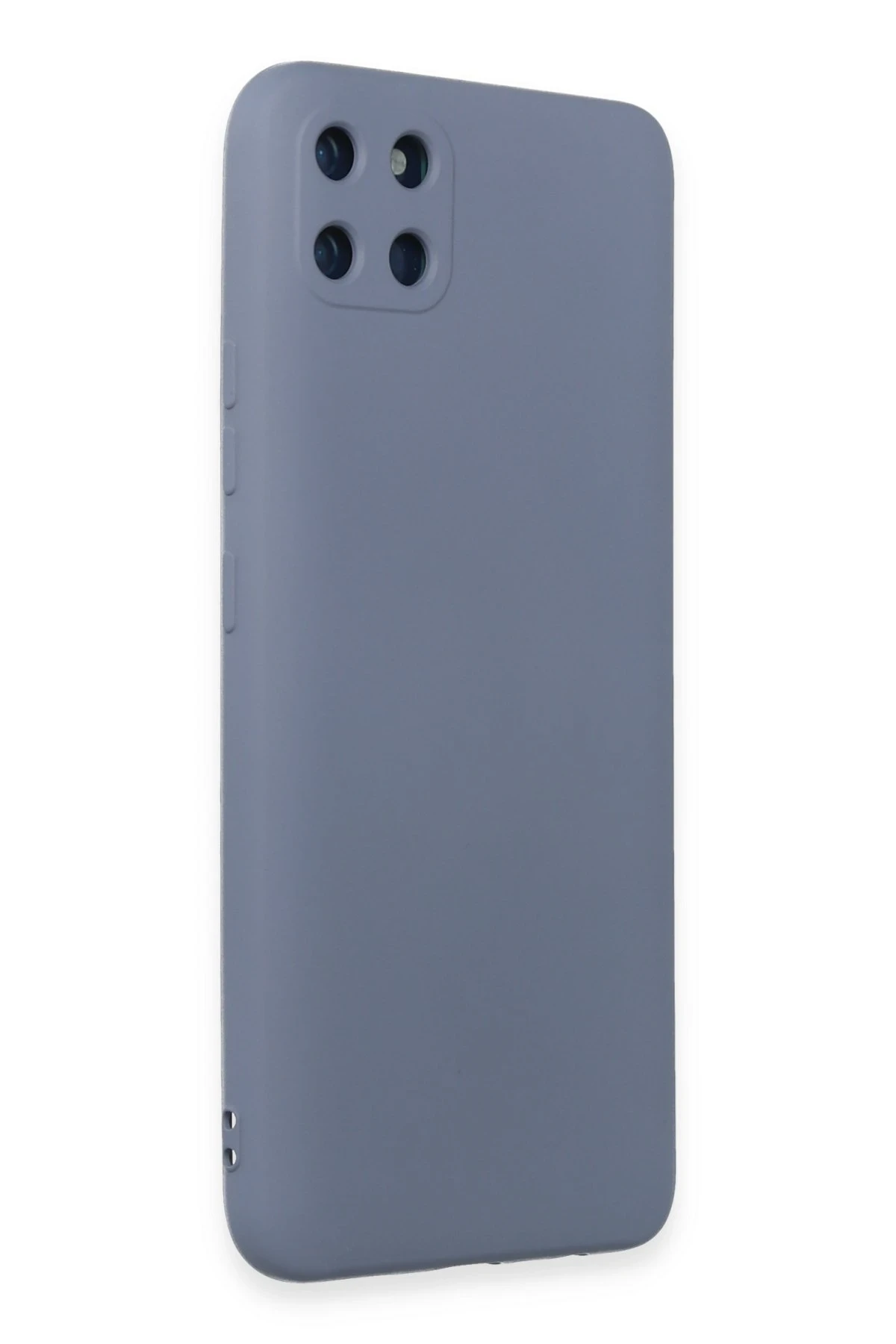 Newface Realme C11 Kılıf Nano içi Kadife Silikon - Gri