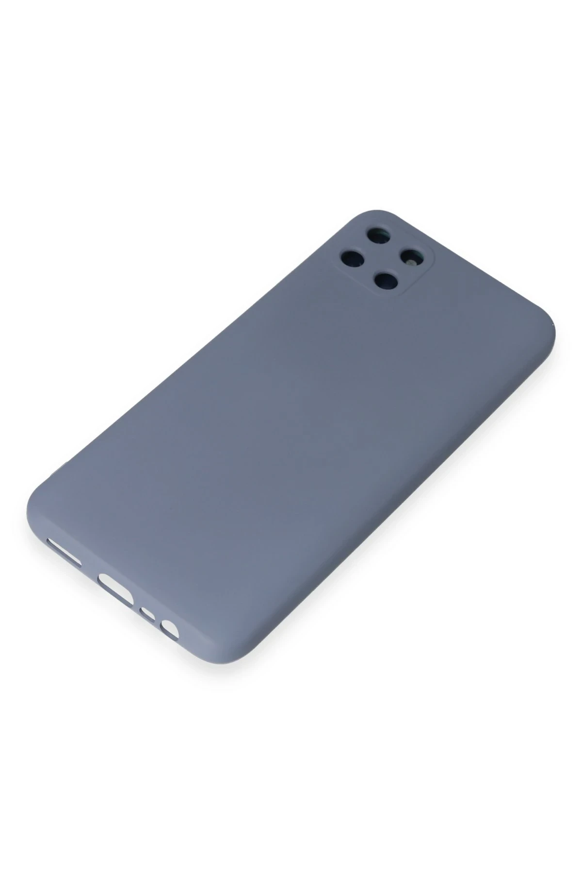 Newface Realme C11 Kılıf Nano içi Kadife Silikon - Gri