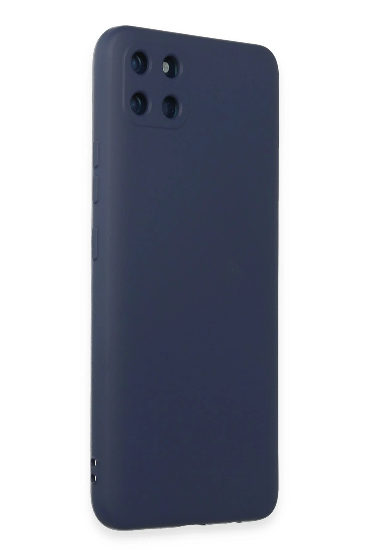 Newface Realme C11 Kılıf Nano içi Kadife Silikon - Lacivert