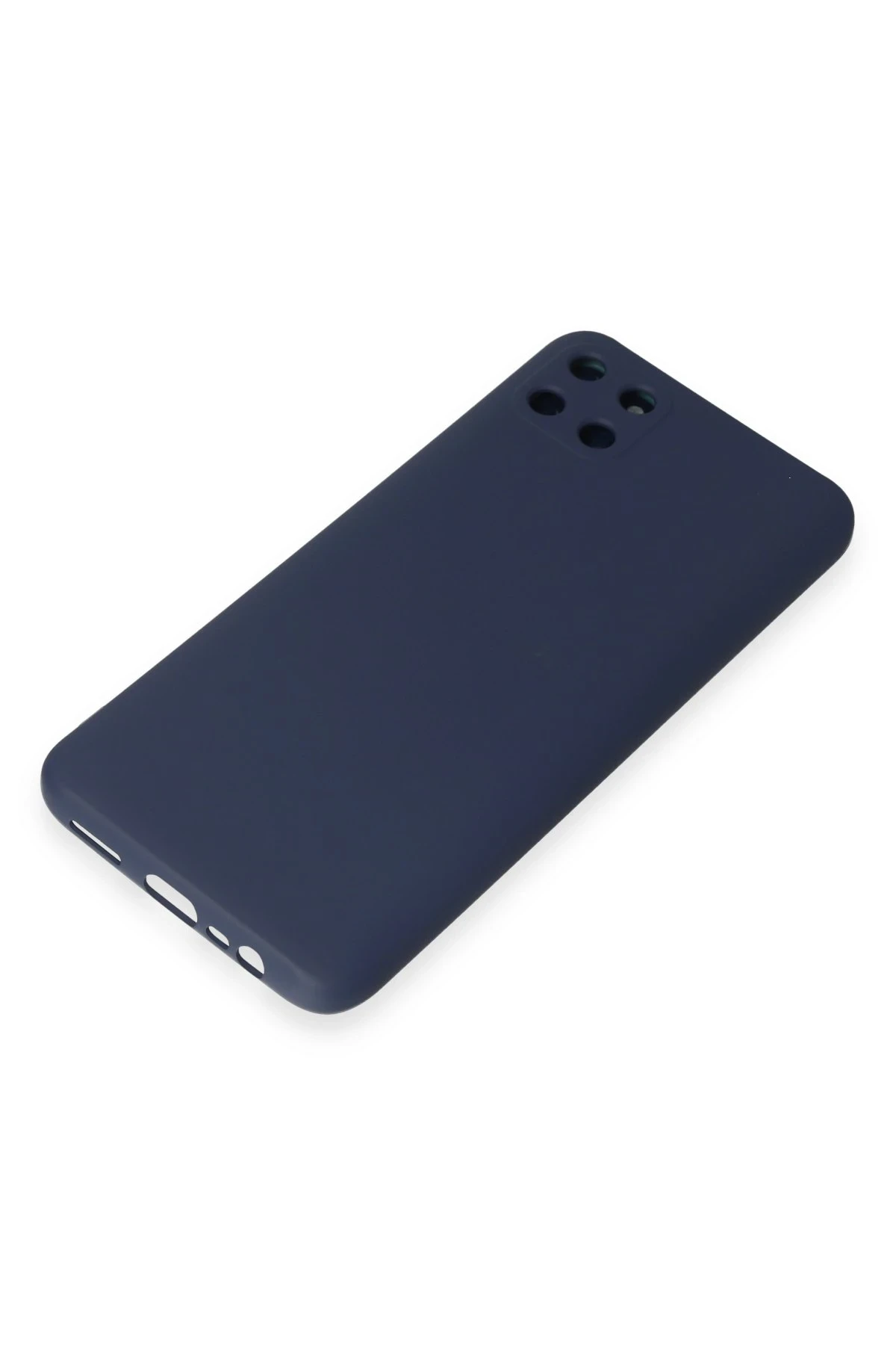 Newface Realme C11 Kılıf Nano içi Kadife Silikon - Lacivert