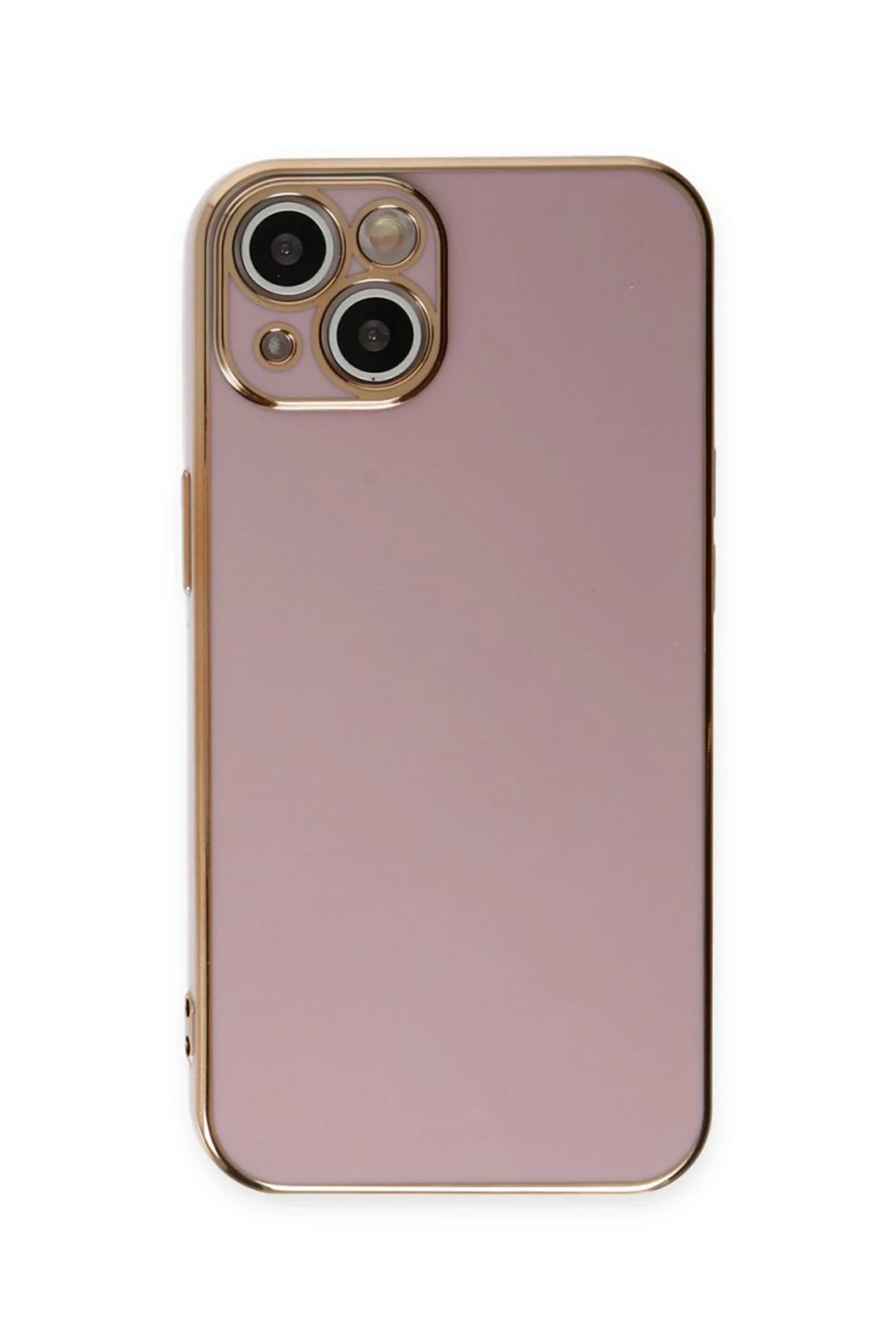 Newface iPhone 15 Kılıf Volet Silikon - Mor