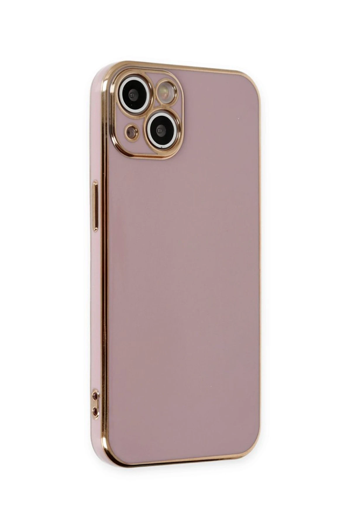 Newface iPhone 15 Kılıf Volet Silikon - Mor