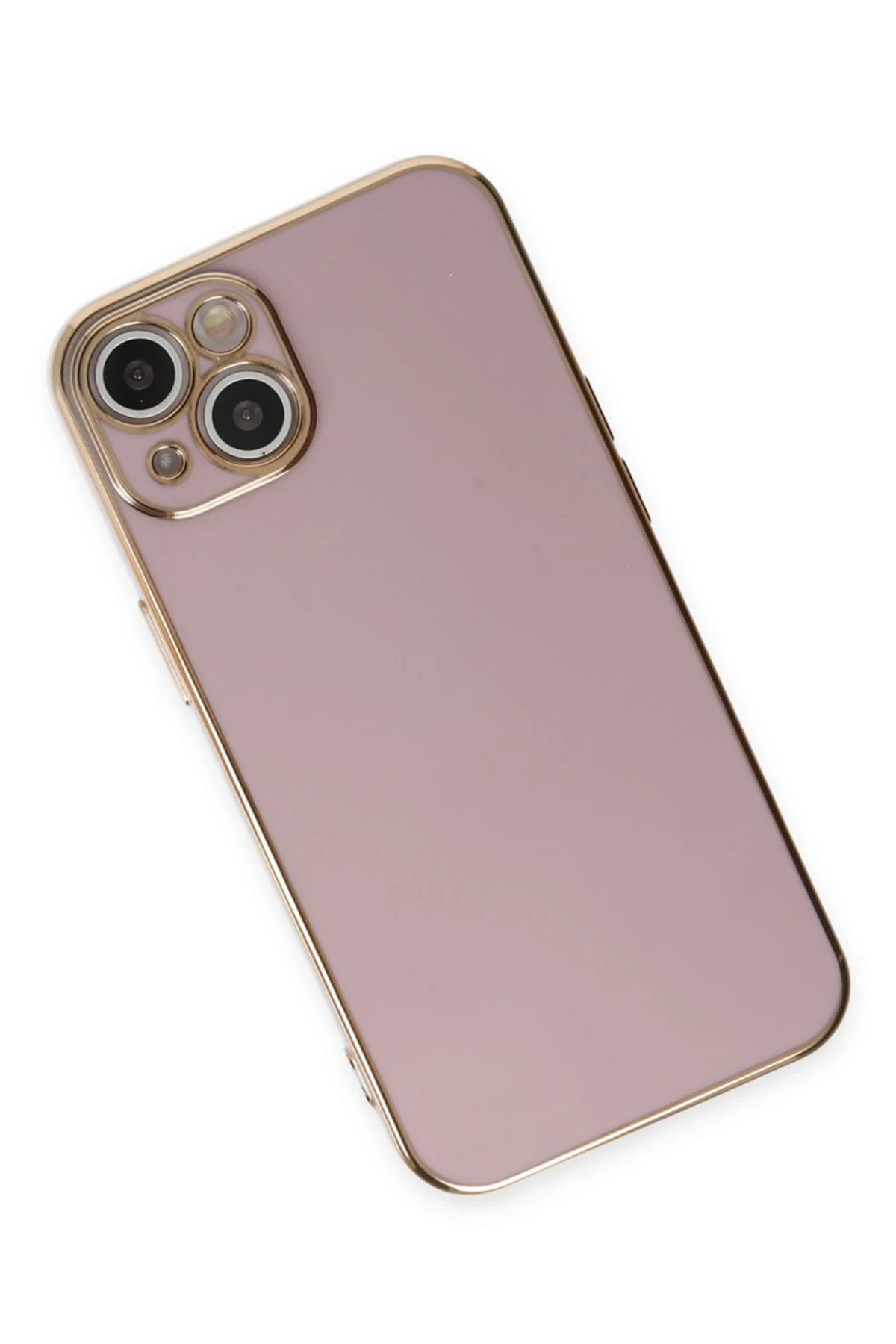 Newface iPhone 15 Kılıf Volet Silikon - Mor