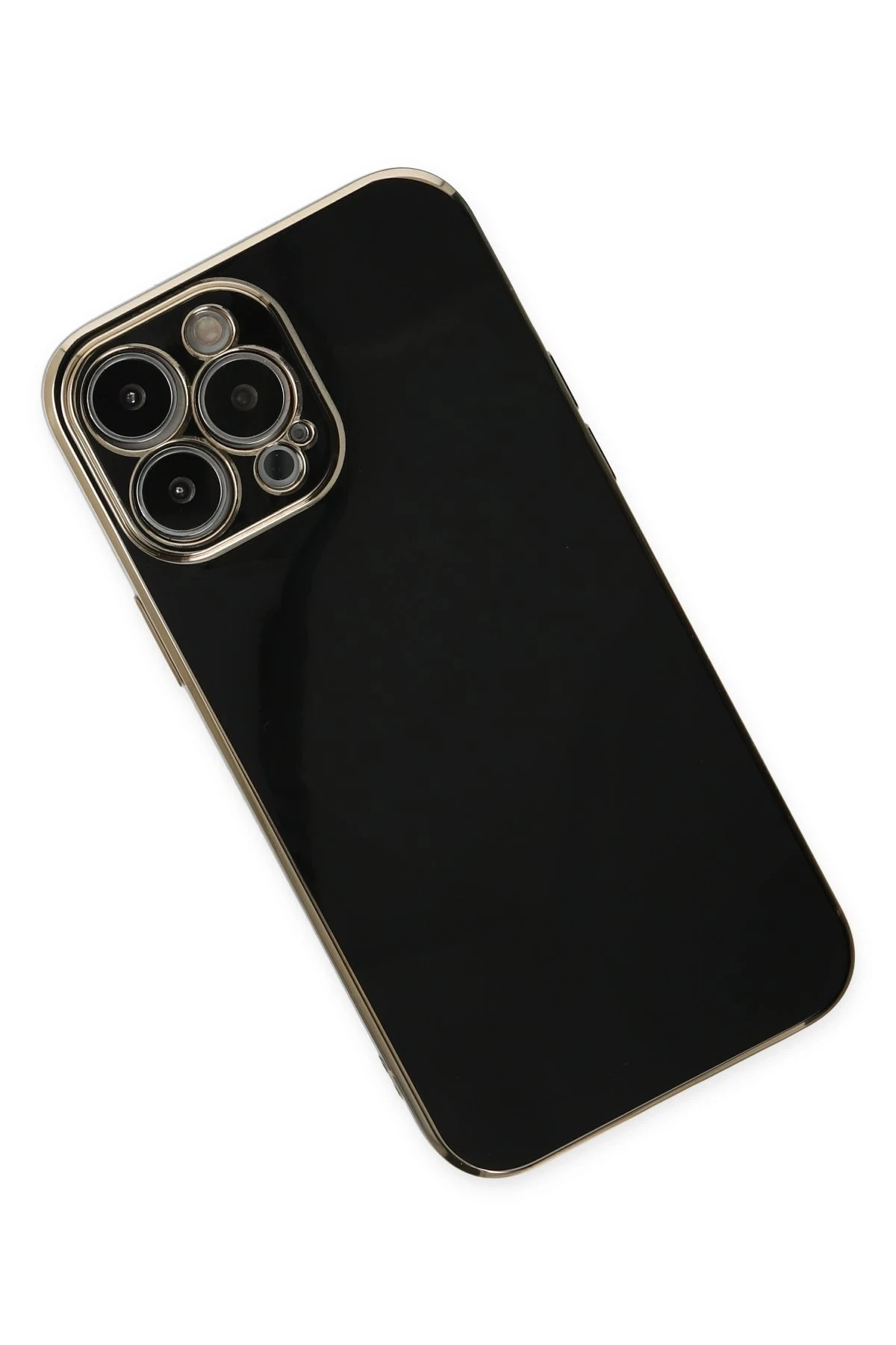 Newface iPhone 15 Pro Max Kılıf Volet Silikon - Siyah