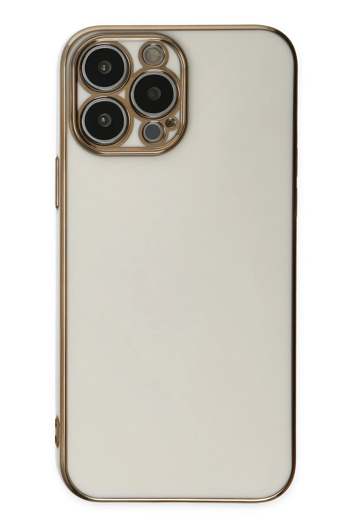Newface iPhone 15 Pro Max Kılıf Volet Silikon - Beyaz