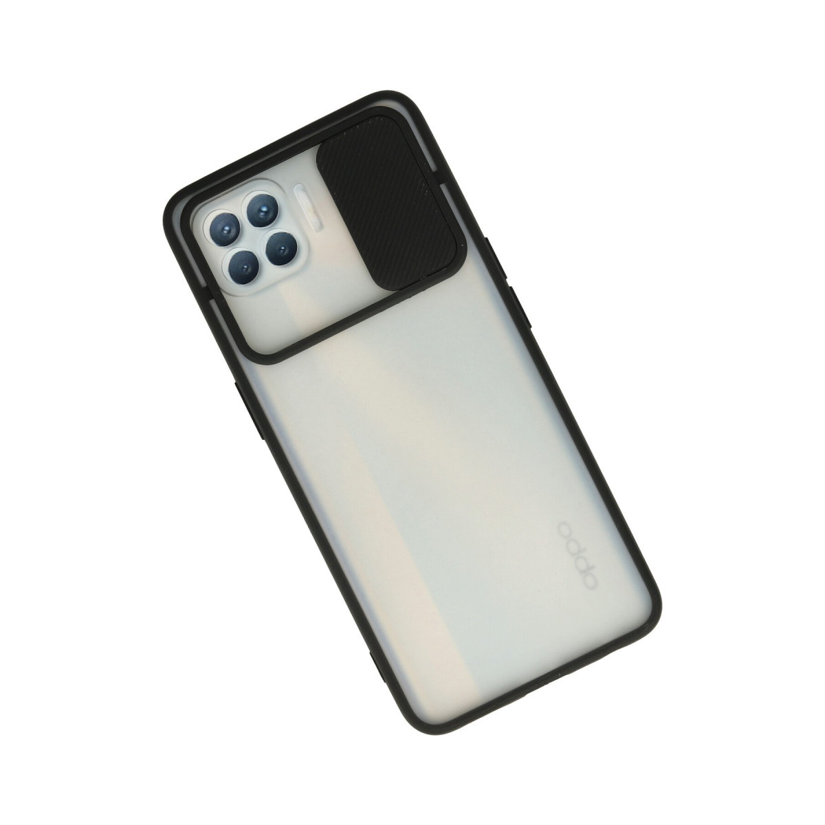 Newface Oppo Reno 4 Lite Kılıf Palm Buzlu Kamera Sürgülü Silikon - Siyah — görsel 8