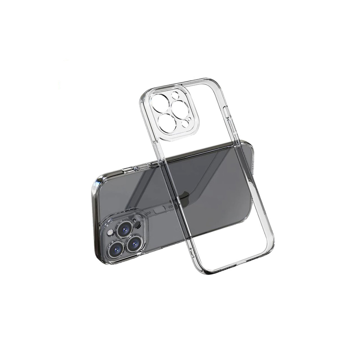 Newface Apple iPhone 15 Pro Max Kılıf Lüx Şeffaf Silikon — görsel 8