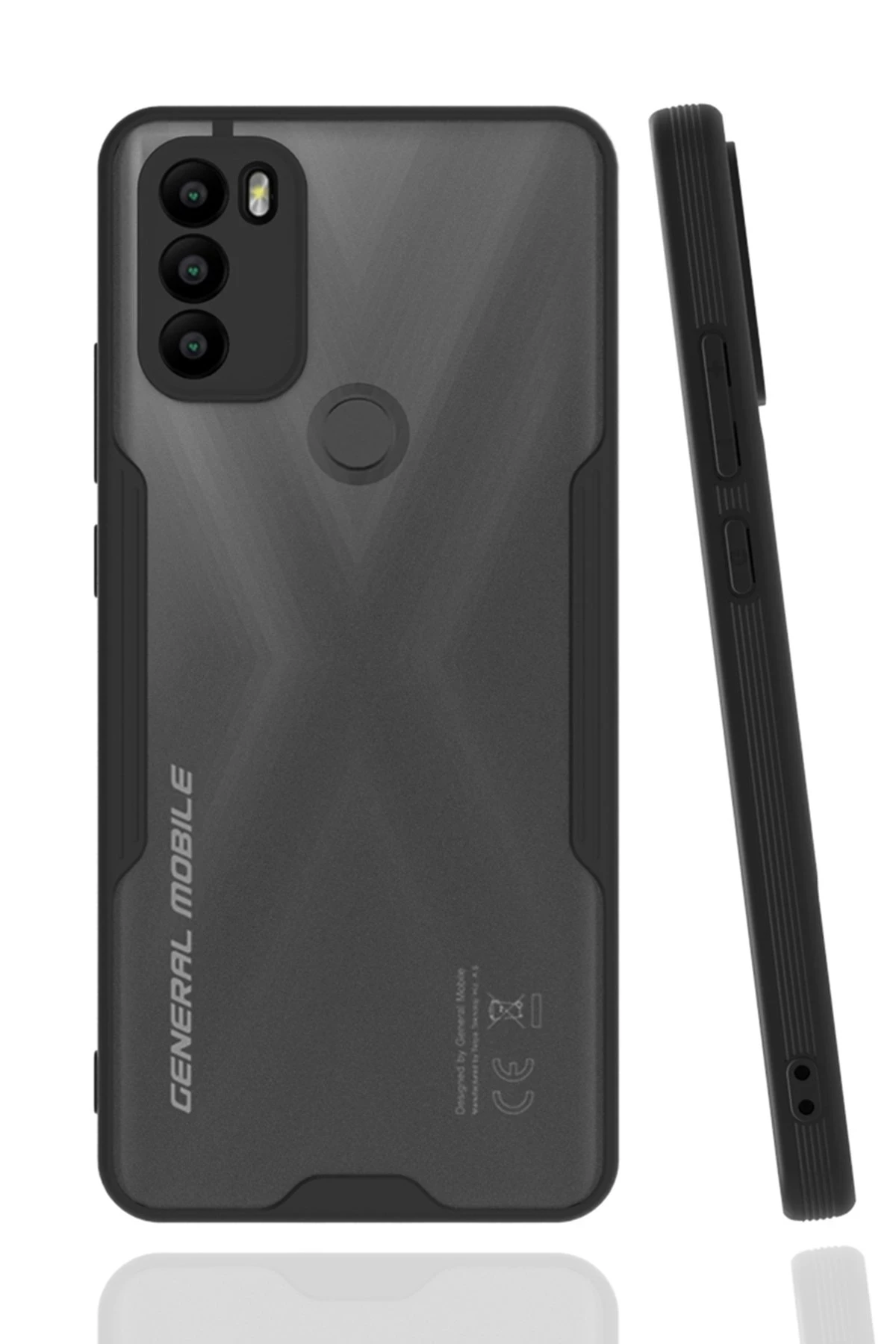 Newface General Mobile GM 21 Plus Kılıf Platin Silikon - Siyah