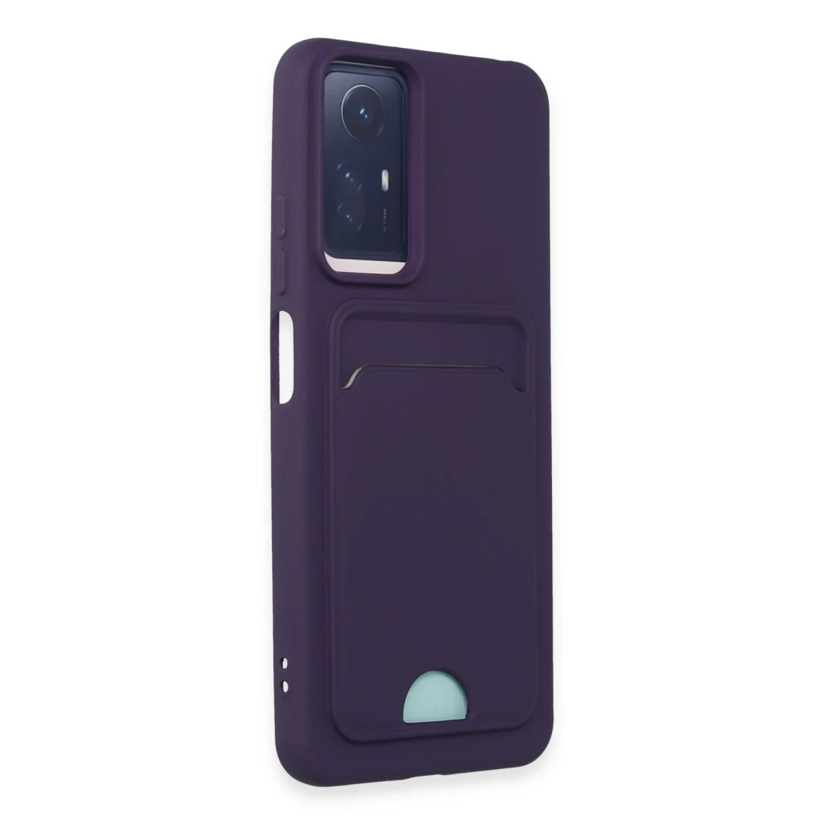 Newface Xiaomi Redmi Note 11S Kılıf Kelvin Kartvizitli Silikon - Derin Mor — görsel 6