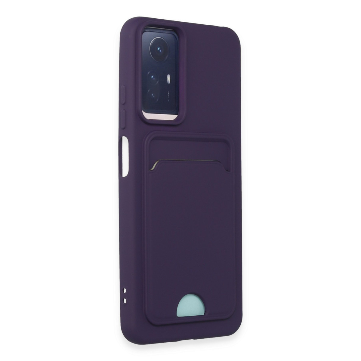 Newface Xiaomi Redmi Note 11S Kılıf Kelvin Kartvizitli Silikon - Derin Mor — görsel 10