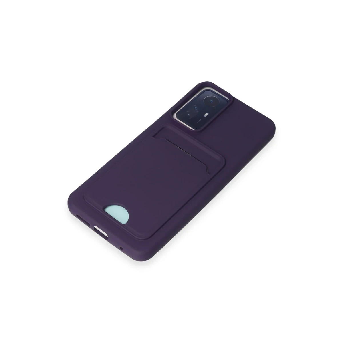 Newface Xiaomi Redmi Note 11S Kılıf Kelvin Kartvizitli Silikon - Derin Mor — görsel 8