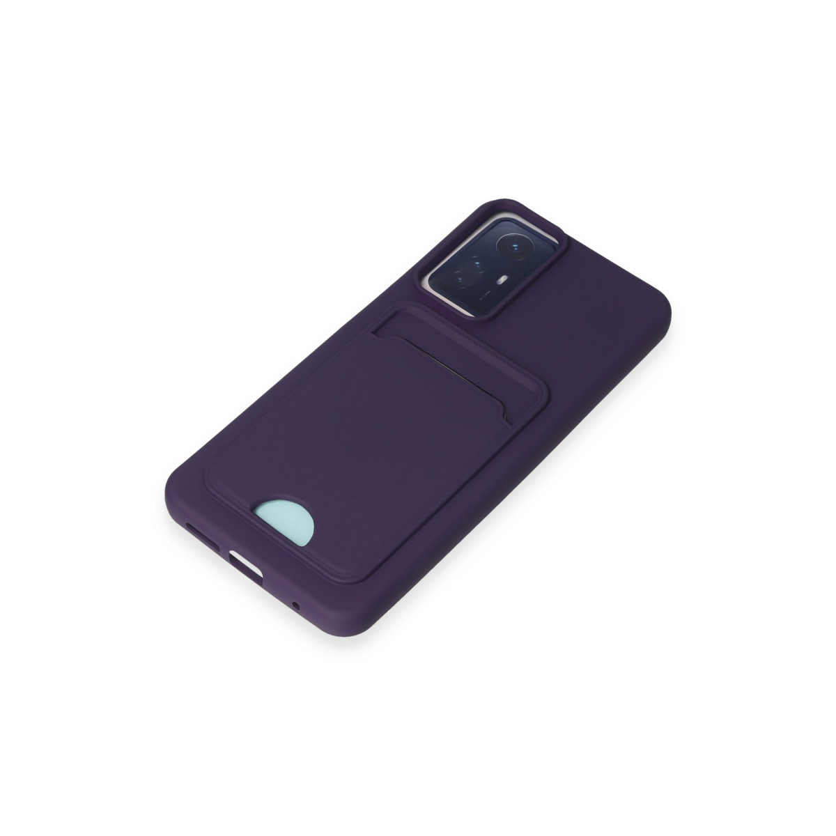 Newface Xiaomi Redmi Note 11S Kılıf Kelvin Kartvizitli Silikon - Derin Mor — görsel 12