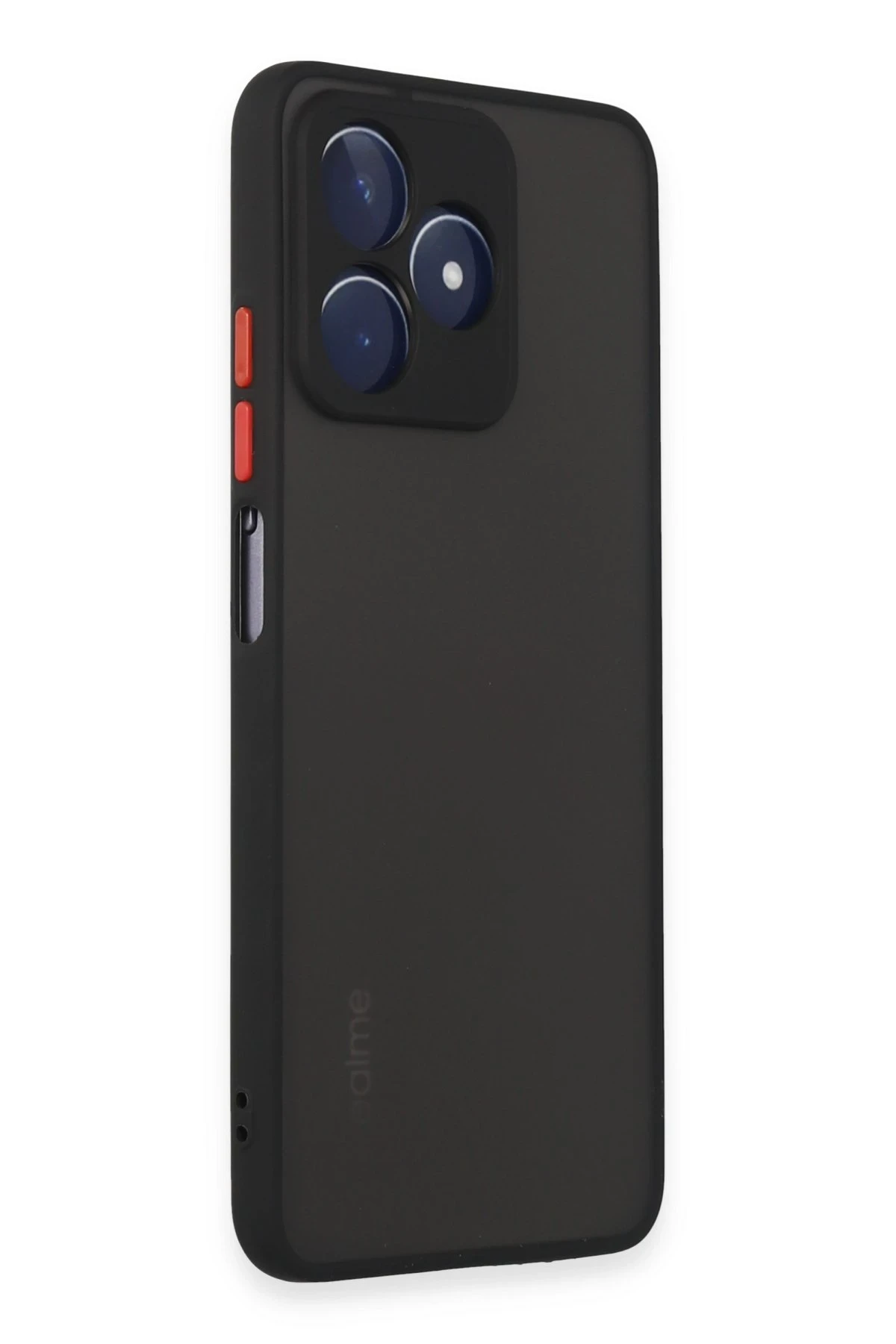 Newface Realme C53 Kılıf Montreal Silikon Kapak - Siyah
