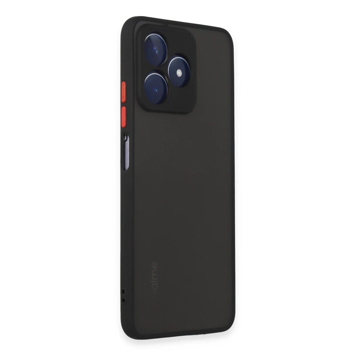 Newface Realme C53 Kılıf Montreal Silikon Kapak - Siyah — görsel 6