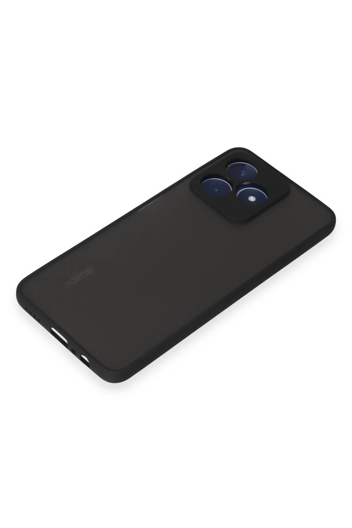 Newface Realme C53 Kılıf Montreal Silikon Kapak - Siyah