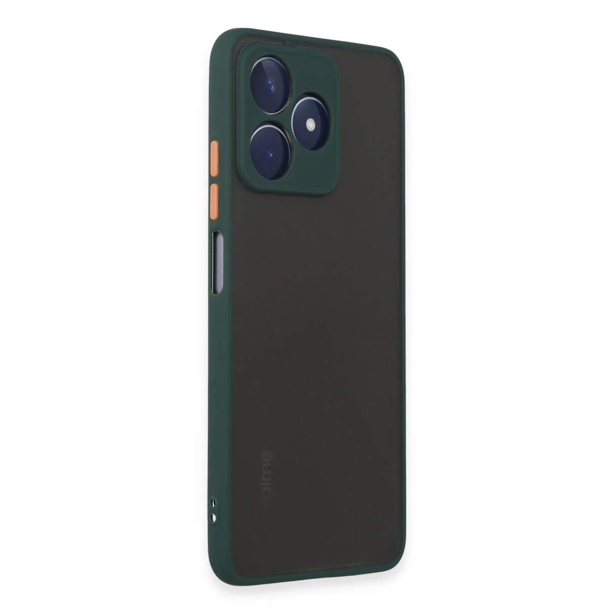 Newface Realme C53 Kılıf Montreal Silikon Kapak - Yeşil