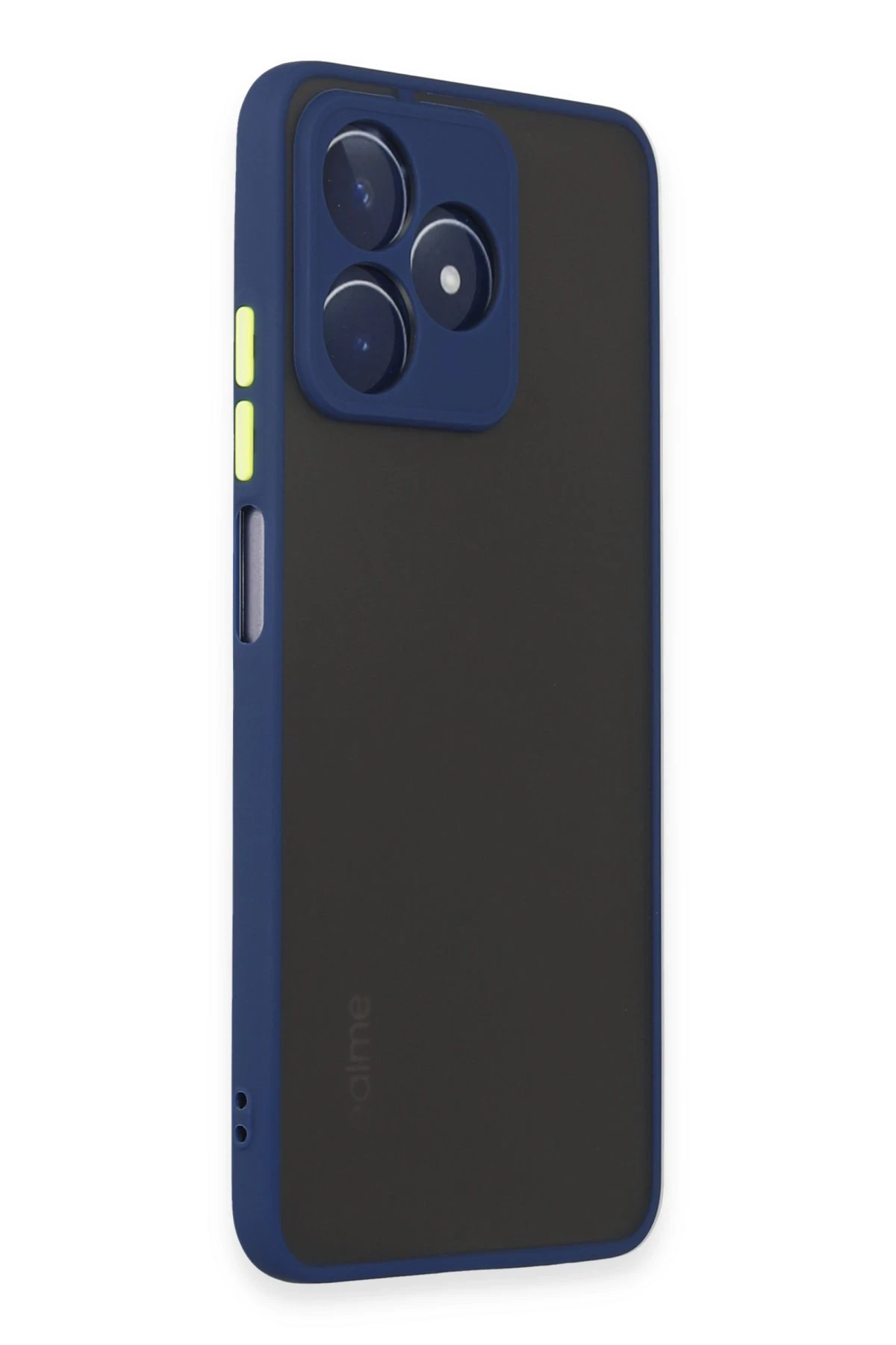Newface Realme C53 Kılıf Montreal Silikon Kapak - Lacivert