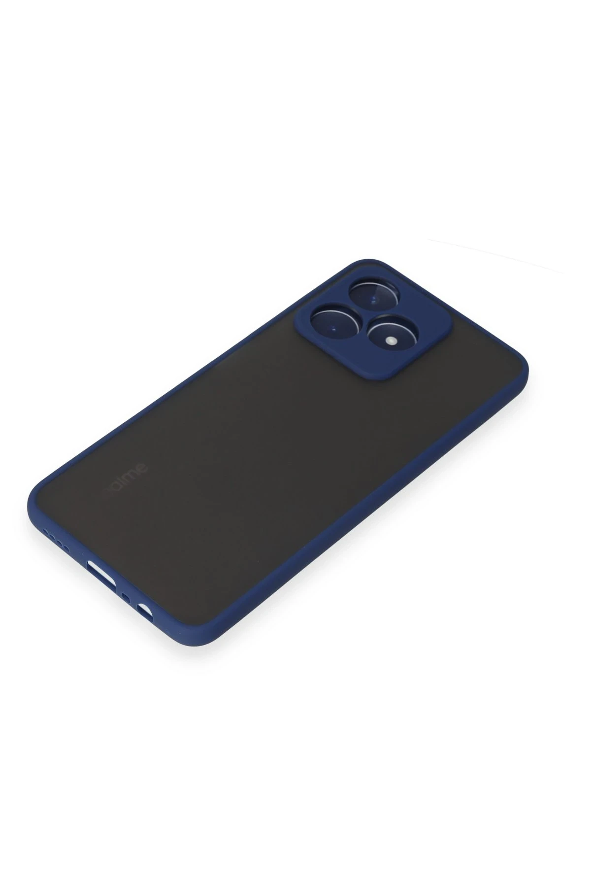 Newface Realme C53 Kılıf Montreal Silikon Kapak - Lacivert