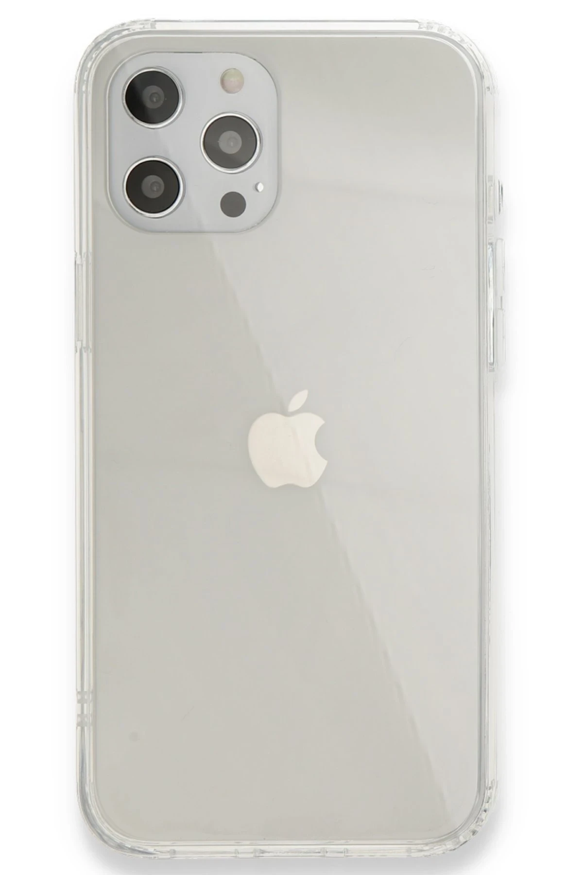 Newface Apple iPhone 12 Pro Max Kılıf 3D Vera - Şeffaf
