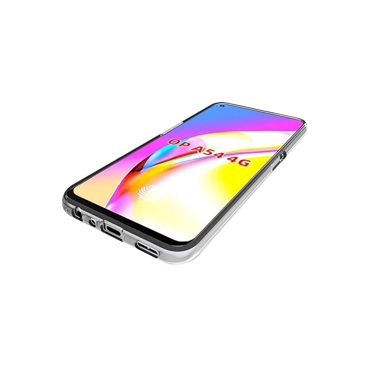 Newface Oppo A54 4G Kılıf Lüx Şeffaf Silikon — görsel 9