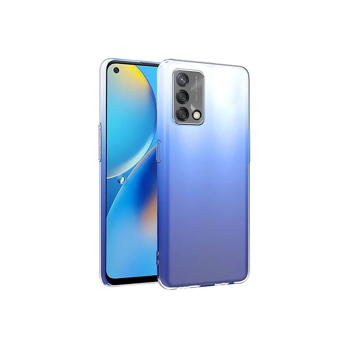 Newface Oppo A74 4G Kılıf Lüx Şeffaf Silikon — görsel 6