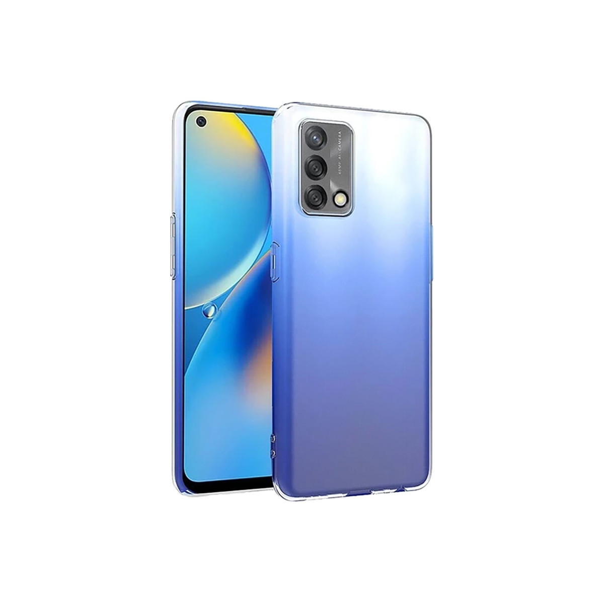 Newface Oppo A74 4G Kılıf Lüx Şeffaf Silikon — görsel 11