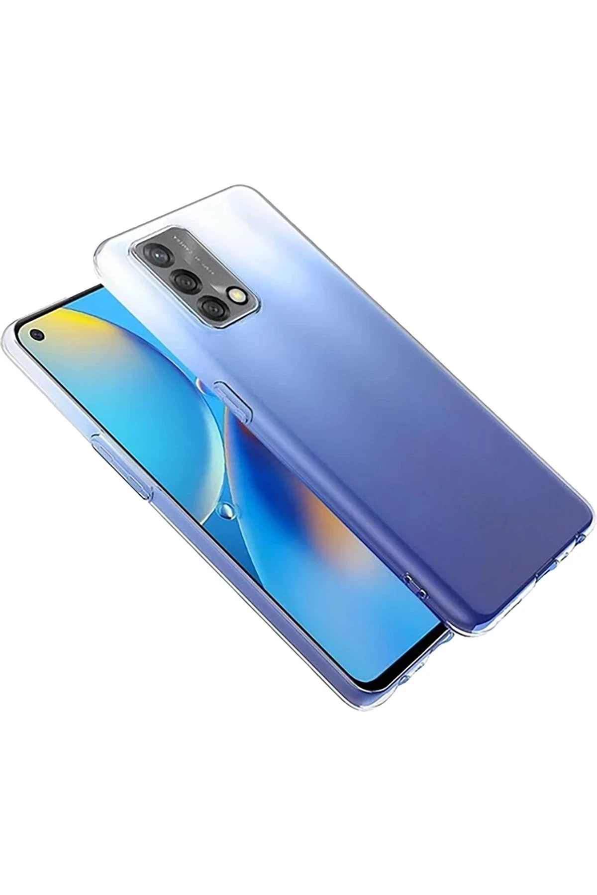 Newface Oppo A74 4G Kılıf Lüx Şeffaf Silikon — görsel 5
