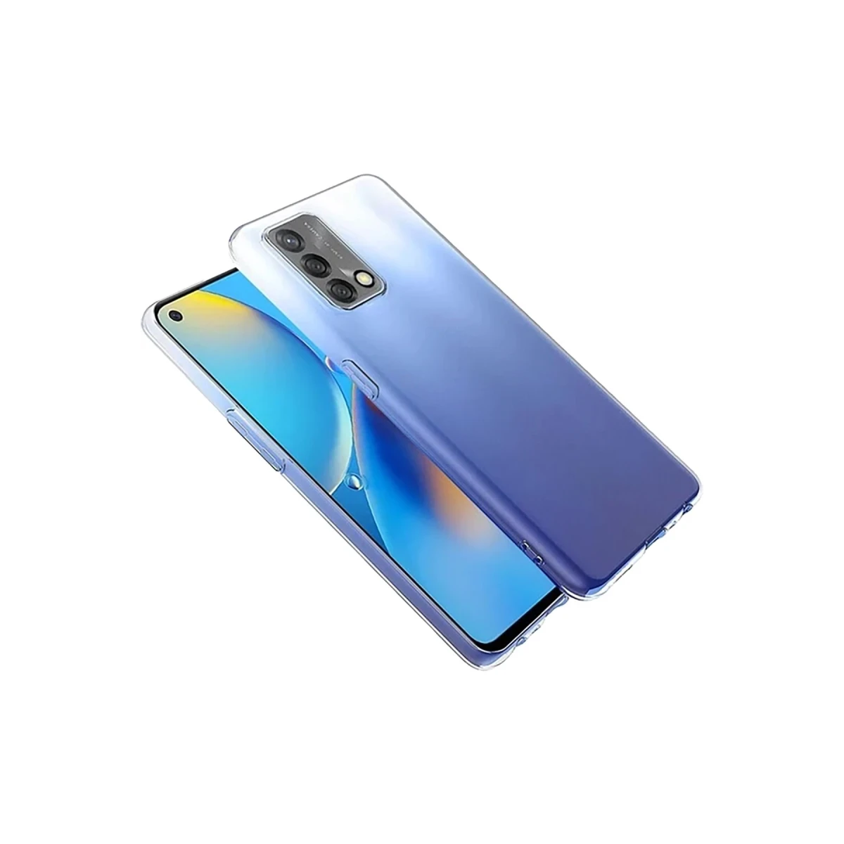 Newface Oppo A74 4G Kılıf Lüx Şeffaf Silikon — görsel 10