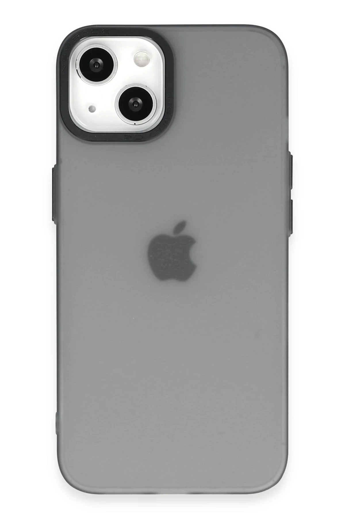 Newface Apple iPhone 15 Kılıf Modos Metal Kapak - Siyah