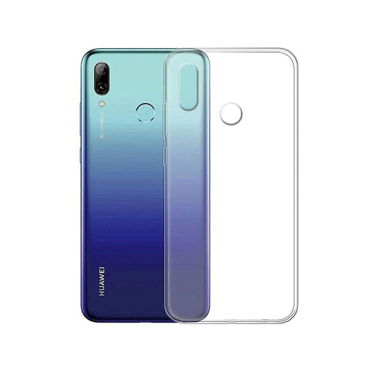 Newface Huawei P Smart 2019 Kılıf Lüx Şeffaf Silikon — görsel 2