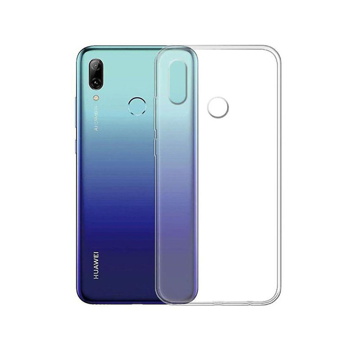 Newface Huawei P Smart 2019 Kılıf Lüx Şeffaf Silikon — görsel 3